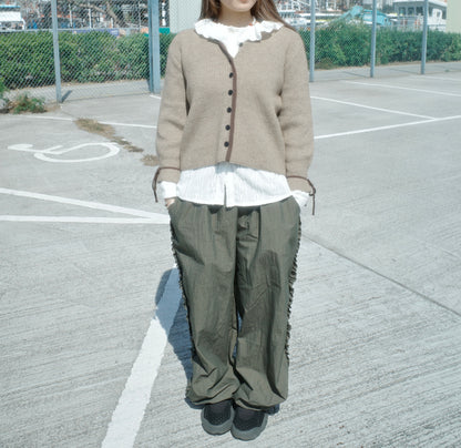 #KR 00002PT2026 花花邊長褲