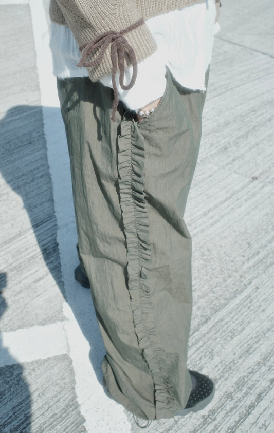 #KR 00002PT2026 花花邊長褲