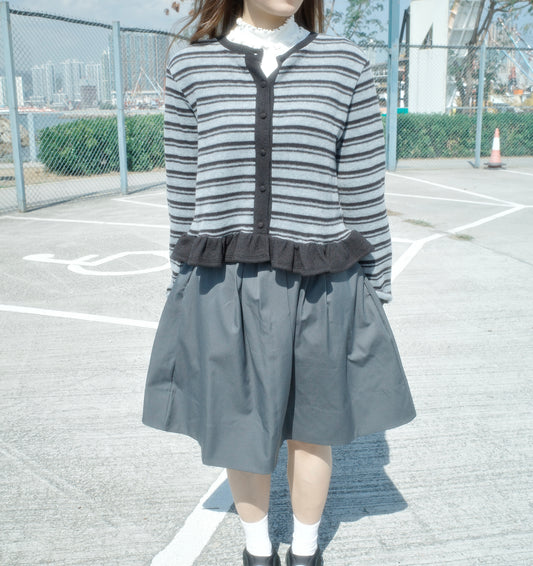 #KR 00003SK2026 風褸料短裙