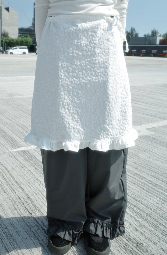 #KR 00001SK2026 木耳邊半身裙